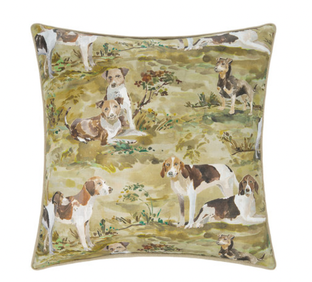 MULBERRY HOME - HOUNDS CUSHION Tailor Made
