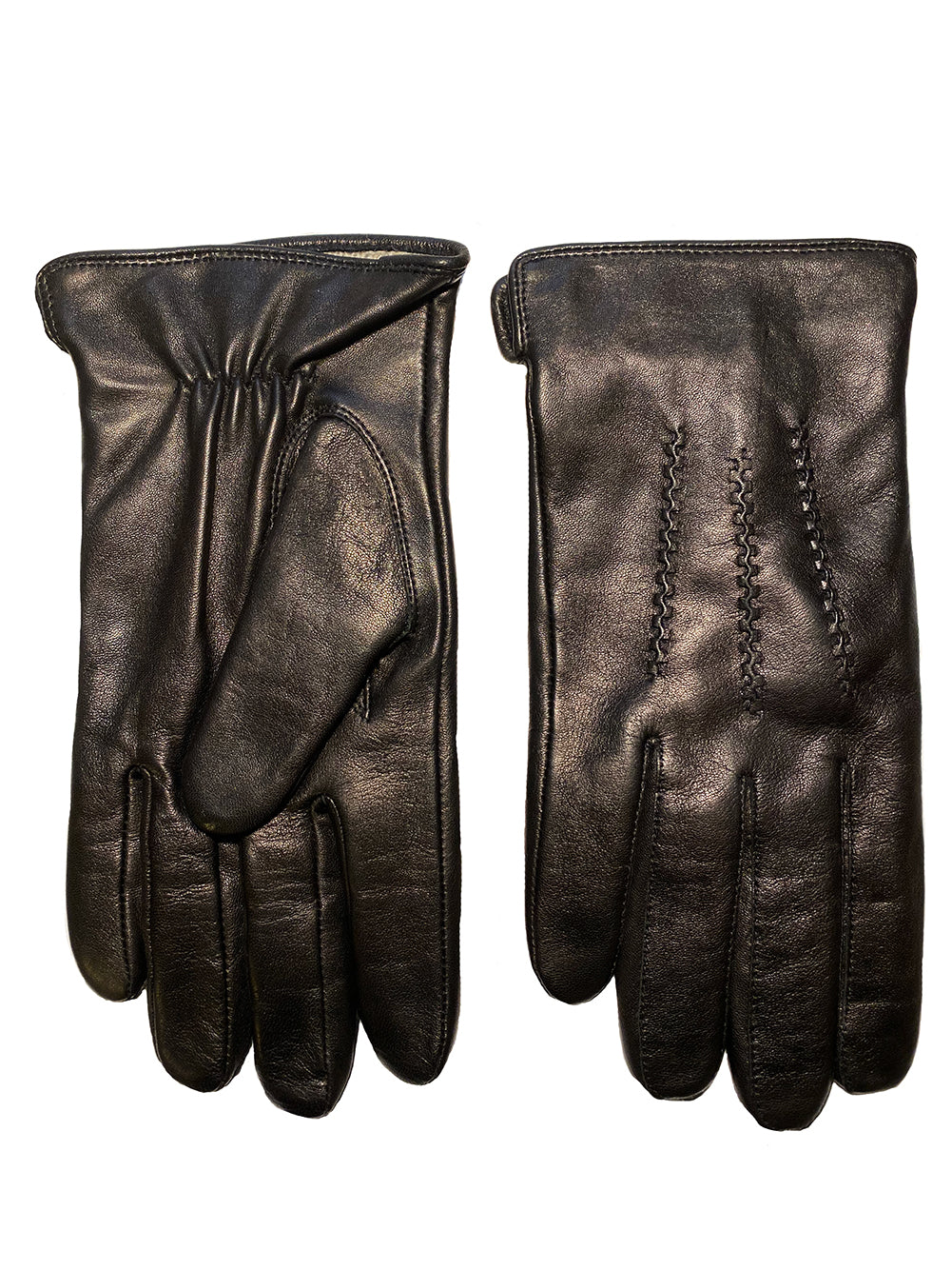 HERRE - NEW CLASSIC - Sort lam foret med ægte Kaninpels TILBUD kr. 899,00